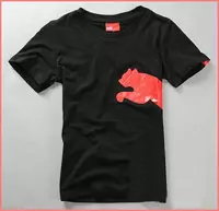 puma short t-shirt pas cher black red